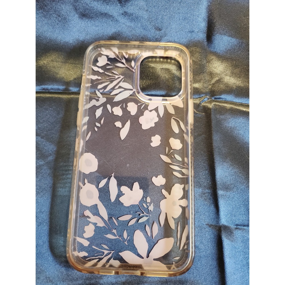 iPhone Pro/Pro Max‎ series Case Clear Floral Botanical Pattern Protective Cover